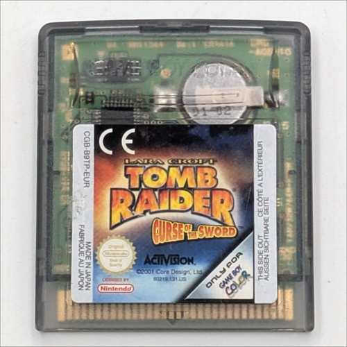 Tomb Raider Curse of the Sword - Cartridge - GameBoy Color spil (B Grade) (Genbrug)